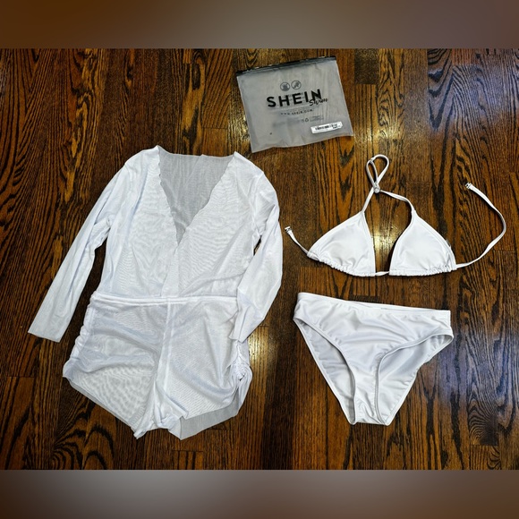 Brand New Shein 3-piece Swim set sz 13-14Y (160) - Picture 2 of 7